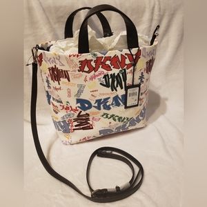 DKNY Graffiti crossbody/handle‎ bag.